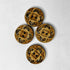 Mdf Round Button With Kundan Set of 6