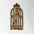 Mdf Birds Cage Shape Set Of 6