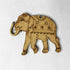 Mdf Engraved Elephant Set Of 6