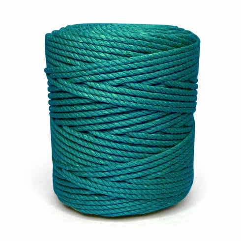 Teal - 4 mm Twisted Macrame Cord