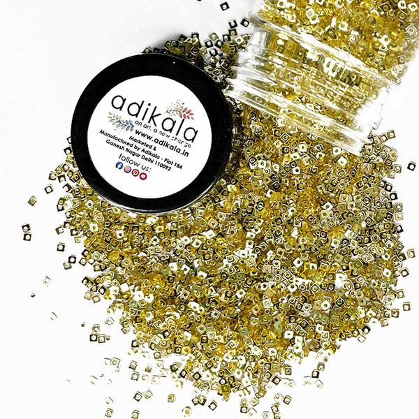 Golden Square Glitter/Sequins | carft shop india | india craft shop | shop carft