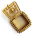 Square Shape Antique Gold Finish Handcrafted Coin Box With Stonework & Ghungroo | Square Shape | Antique Gold | Handcrafted Coin Box | Stonework & Ghungroo | Craft Shop India
