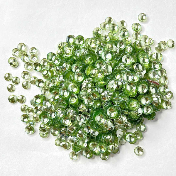 Pista Green Round Shape Bowl Sequins & Shakers | Pista Green | Round Shape Bowl | Sequins & Shakers | Sequins | Shakers | Craft Shop India