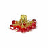 Red Color acrylic Beads Jhumka Set Of 5