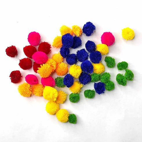 Multicolored - Pom Pom Balls Pack Of 50