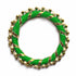 Green Color Gota Ring Set Of 10