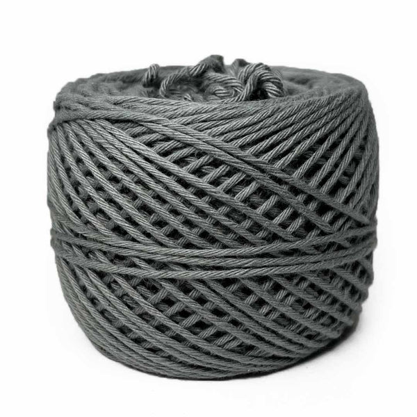 Gray Color 8 PLY Cotton Crochet Thread Balls for Weaving and Craft Making - 100GMS | craft shopindia | india craft shop | shop craft