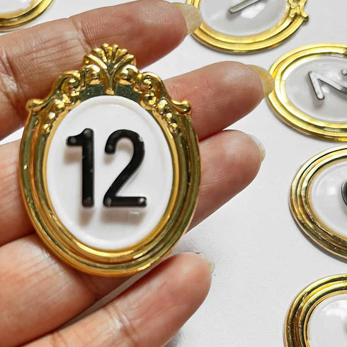 Luxury Look Wall Clock Numbers