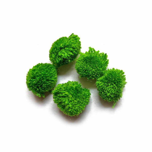 Green - Pom Pom Balls Pack Of 50 | Green - Pom Pom Balls | Pom Pom | Craft Store | Pom Pom Collection | Project | Decoration | shop india | india craft shop | shop craft | shop