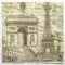 Vintage Style Historical Buildings - Decoupage Napkin