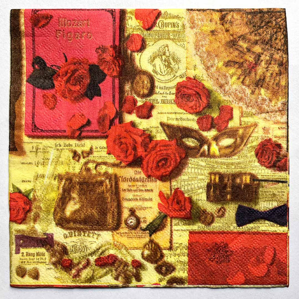 Vintage Style - Decoupage Napkin | Vintage Style | Decoupage Napkin | Craft Shop India