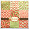Green & Orange - Decoupage Napkin