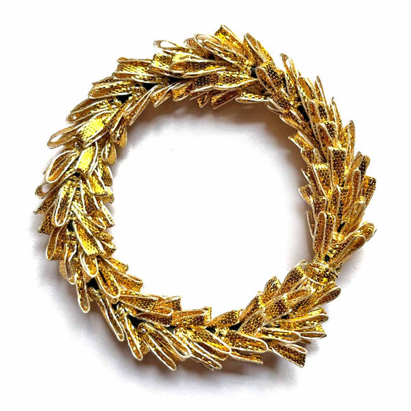 Golden Big Size Gota Ring | Wedding Decoration | Traditional Art | Dress Making | DIY | Jawellry Making Material | craft shop india | india craft shop | craft shop india
