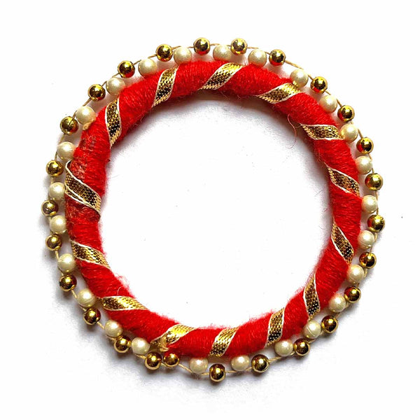 Red Color Gota Ring Set Of 10 | Craft Shop India | Art Craft | Online Craft | Hobby Craft | Craft Material | Craft Shop India | Craft Store Online | Handemade | Indian decoration | Craft Making | Project Making | Wedding Decoration