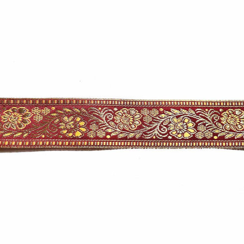 Move & Golden Zari Color Weaving Border - ( 5mtr )