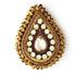 Tilak Shape | Antique Gold | Finish Handcrafted Box | Stonework | Ghungroo | Craft Shop India