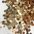 Golden Color Circular Sequins / Shakers