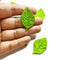 Leaf Green Color Small Size Leaves Set Of 20