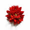 Dark Red Color Flower Set Of 6