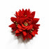 Dark Red Color Flower Set Of 6