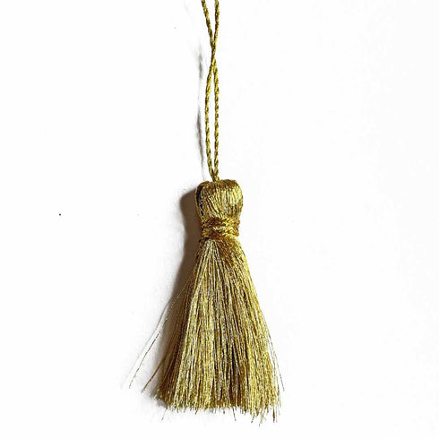 Golden Zari Tassels Pack Of 5