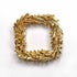 3 Inches Golden Square Gota Ring Set Of 6