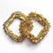 3 Inches Golden Square Gota Ring Set Of 6