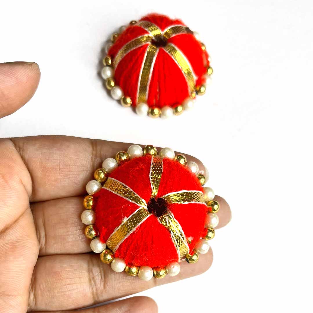 Handmade Ethnic Mirror Latkan Tassel Set of 2 for Saree Pallu, Blouse, Suits, Dupatta, Lehenga Decor | Craft Shop India