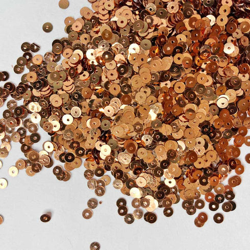 Bronze Color Circular Sequins / Shakers