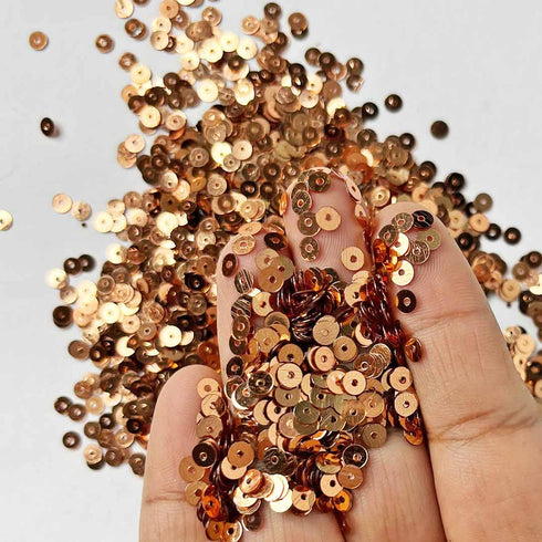 Bronze Color Circular Sequins / Shakers