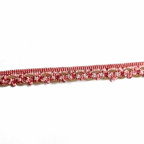 Peach Color Soft Resham Lace ( 5mtr )