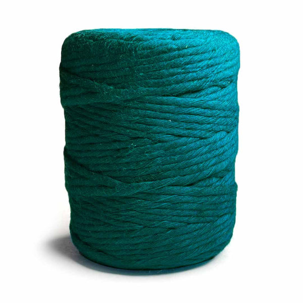 Teal Green - 4 mm Single Strand Macrame Cord | Twisted macrame Cord | Macrame cord | Craft Shop India | Art Craft | collection | Projects | DIY | Craft | Craft Making