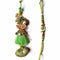 Green Color Zardozi Work Couple Rakhi