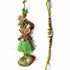 Green Color Zardozi Work Couple Rakhi