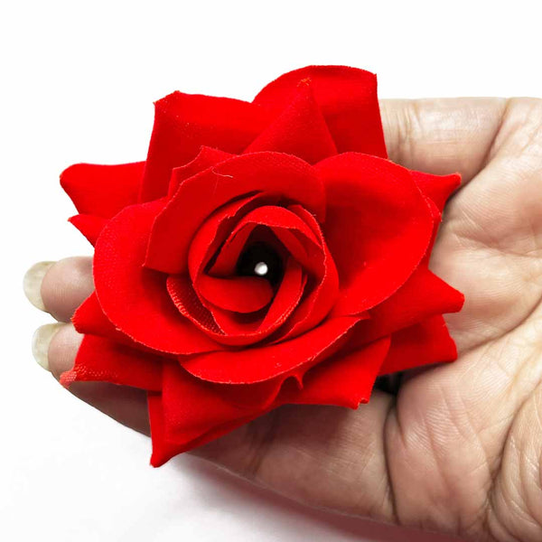 Red Color Artificial Rose Flower Set Of 2 | red Rose Flower | Craft Shop India | Art Craft