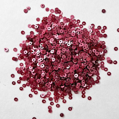 Maroon Color Circular Sequins / Shaker