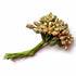 Golden Artificial Pollen Flower Set Of 4 Bunch
