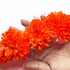 Orange Color Artificial Marigold Mala Set Of 2