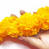 Yellow Color Artificial Marigold Mala Set Of 2