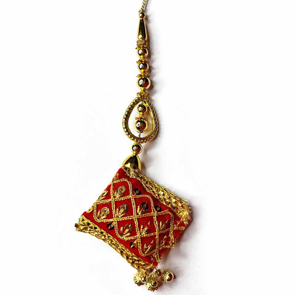 Red Color Velvet Hanging | Red Color Lumba | Lumba Pack Of 2 | resham | toran | tassels | Craft Shop India