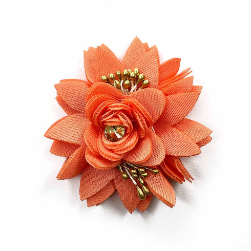 Peach Color Flower Set Of 6