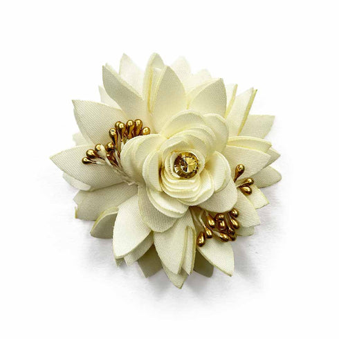 Cream Color Flower Set Of 6