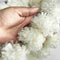 White Color Artificial Marigold Mala Set Of 2