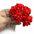 Red Color Flowers Bunch 2 Of 12 PCS.