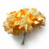 Orange Tissue & Satin Flower Bunch 2 Of 12 PCS.