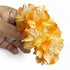 Orange Tissue & Satin Flower Bunch 2 Of 12 PCS.