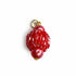Red Katdana Ball Tassels Set Of 2