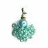 Firozi Color Big Size Bead With Katdana Ruffled Tassels Set Of 2
