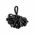 Black Color Crystal Beads & Katdana Ruffled Tassels Set Of 2