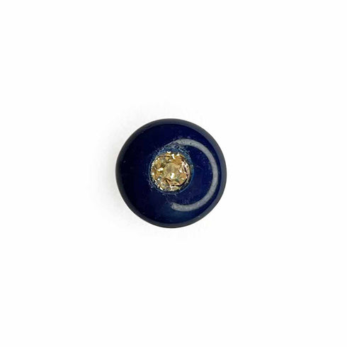 Blue Color Round Fancy Buttons Set Of 10